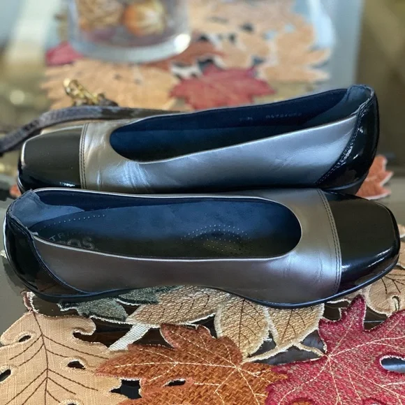 SAS 🥿COMFY TRIPAD GRAY & BLACK LEATHER 2-TONE LOAFERS-SIZE 9.5 LIKE NEW💖💕(EC) - Picture 11 of 11
